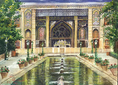 نقاش اصفهانی حمیدرضا سلیمانی در عرصه نقاشی هایپررئال و رئال