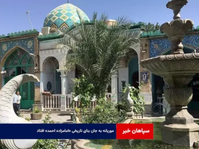موریانه به جان بنای تاریخی «امامزاده احمد» افتاد
