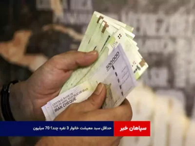 حداقل سبد معیشت خانوار ۳ نفره چند؟ ۷۰ میلیون