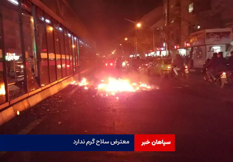 معترض سلاح گرم ندارد