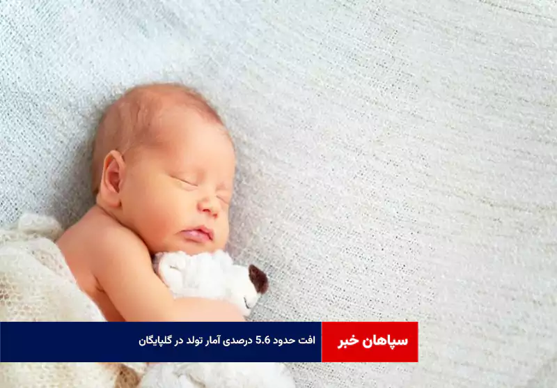 افت حدود ۵.۶ درصدی آمار تولد در گلپایگان