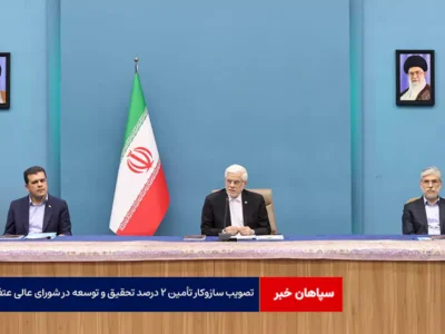 تصویب سازوکار تأمین ۲ درصد تحقیق و توسعه در شورای عالی عتف