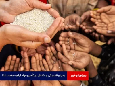 بحران نقدینگی و اختلال در تأمین مواد اولیه صنعت غذا