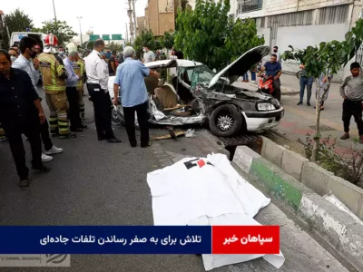 تلاش برای به صفر رساندن تلفات جاده‌ای