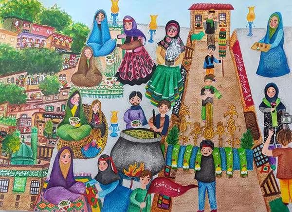  6 کودک ایرانی برنده جایزه یونسکو در نقاشی کانگاوا ژاپن شدند 