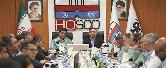 بازدید از خطوط تولید فولاد هرمزگان