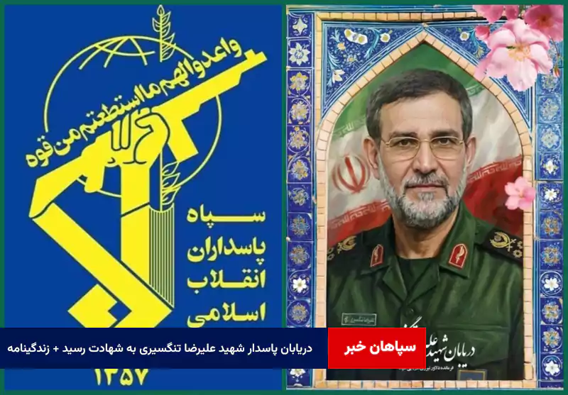 دریابان پاسدار شهید علیرضا تنگسیری به شهادت رسید + زندگینامه