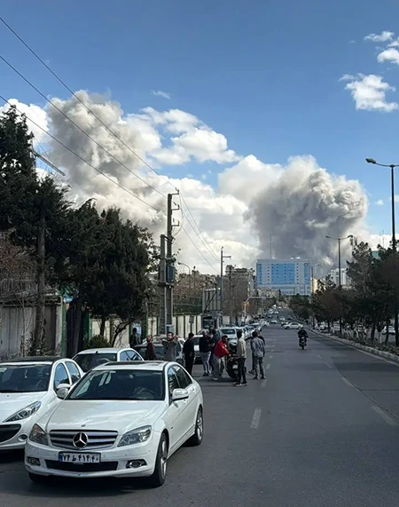 انفجار در نقاط مختلف تهران در روز دوم 