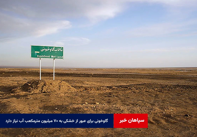 گاوخونی برای عبور از خشکی به ۷۰ میلیون مترمکعب آب نیاز دارد