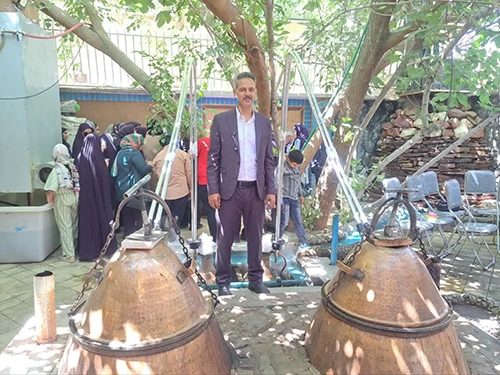 میزبانی از نوزاد بیست و چهار روزه در دریای صورتی گل محمدی
