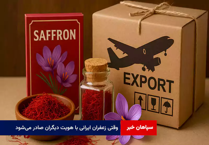 وقتی زعفران ایرانی با هویت دیگران صادر می‌شود