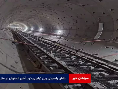 نقش راهبردی ریل تولیدی ذوب‌آهن اصفهان در مترو
