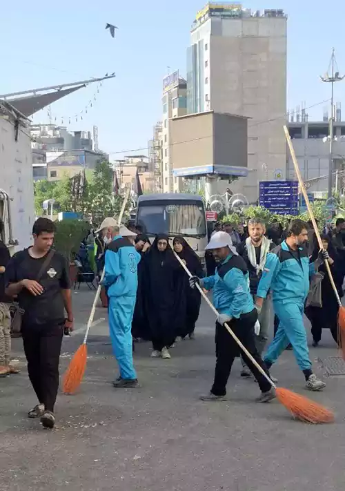 سفیران پاکیزگی بهارستان در خاک کربلا