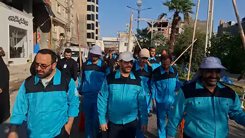 سفیران پاکیزگی بهارستان در خاک کربلا