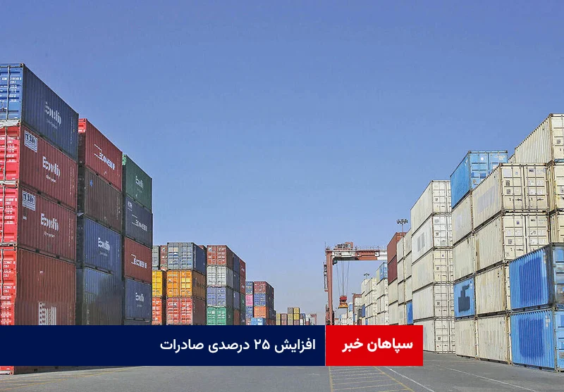 افزایش ۲۵ درصدی صادرات و رشد ۲۶ درصدی واردات