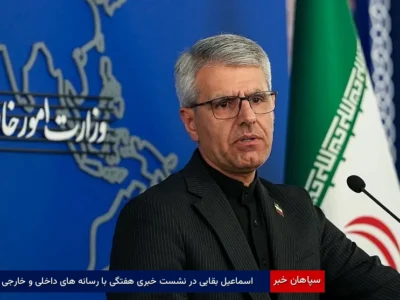 اسماعیل بقایی در نشست خبری هفتگی با رسانه های داخلی و خارجی