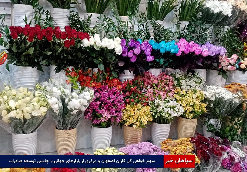 سهم‌خواهی گل‌کاران اصفهان و مرکزی از بازارهای جهانی با چاشنی توسعه صادرات