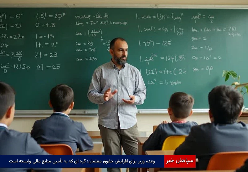 وعده وزیر برای افزایش حقوق معلمان؛ گرهای که به تأمین منابع مالی وابسته است